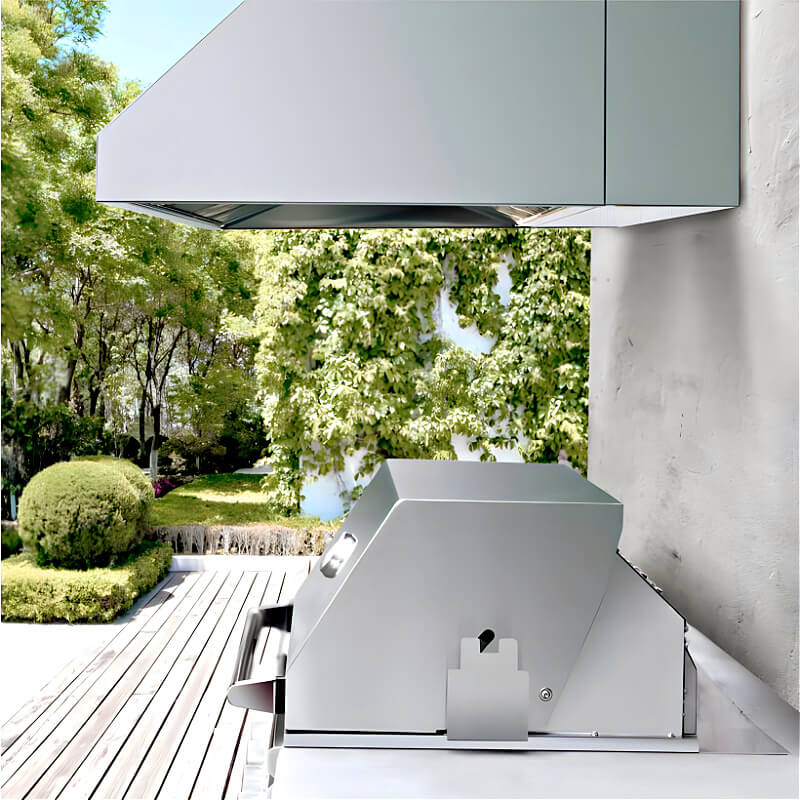 TrueFlame 48 Inch 2000 CFM Outdoor Rated Vent Hood - TF - VH - 48 - by TrueFlame | Buy at Agent BBQ