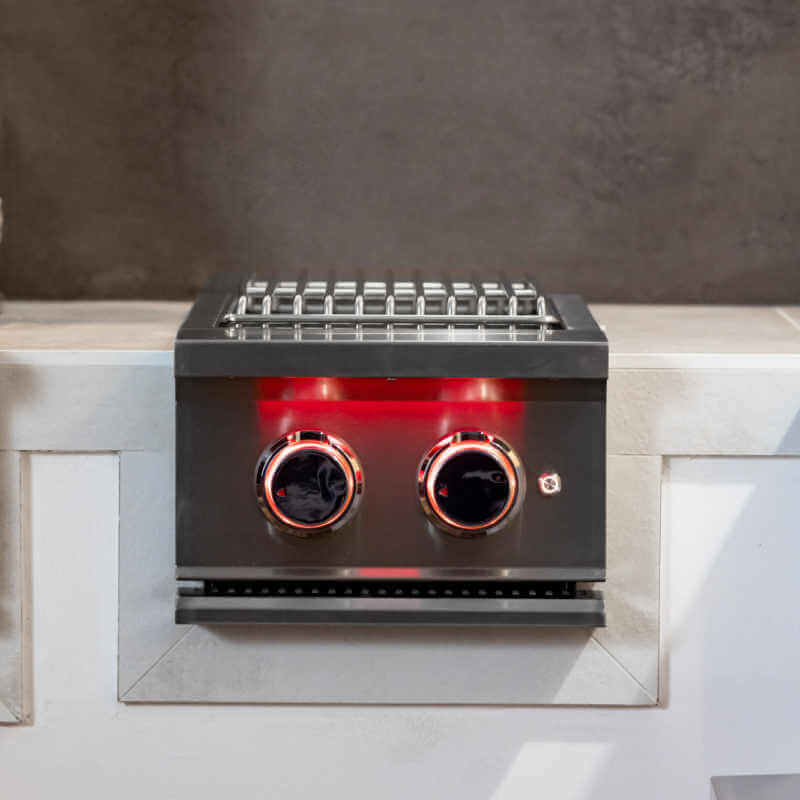 Trueflame Built - In Double Side Burner - TFSB2 - by TrueFlame | Buy at Agent BBQ