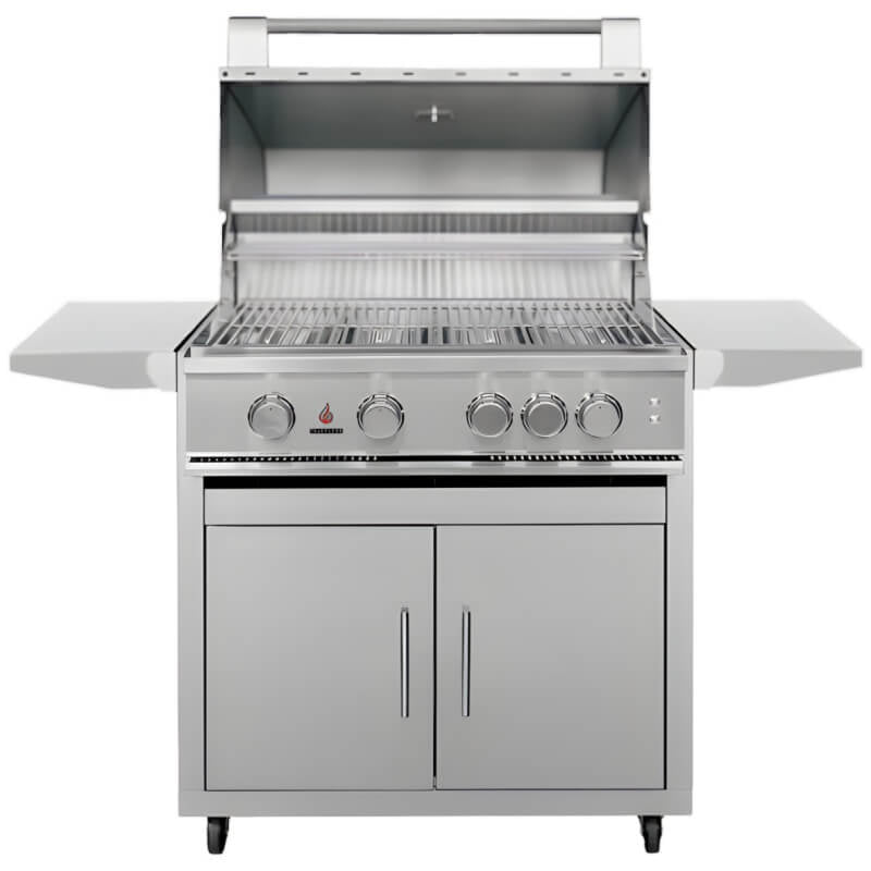 TrueFlame E Series 32 Inch 4 Burner Freestanding Gas Grill - by TrueFlame | Buy at Agent BBQ