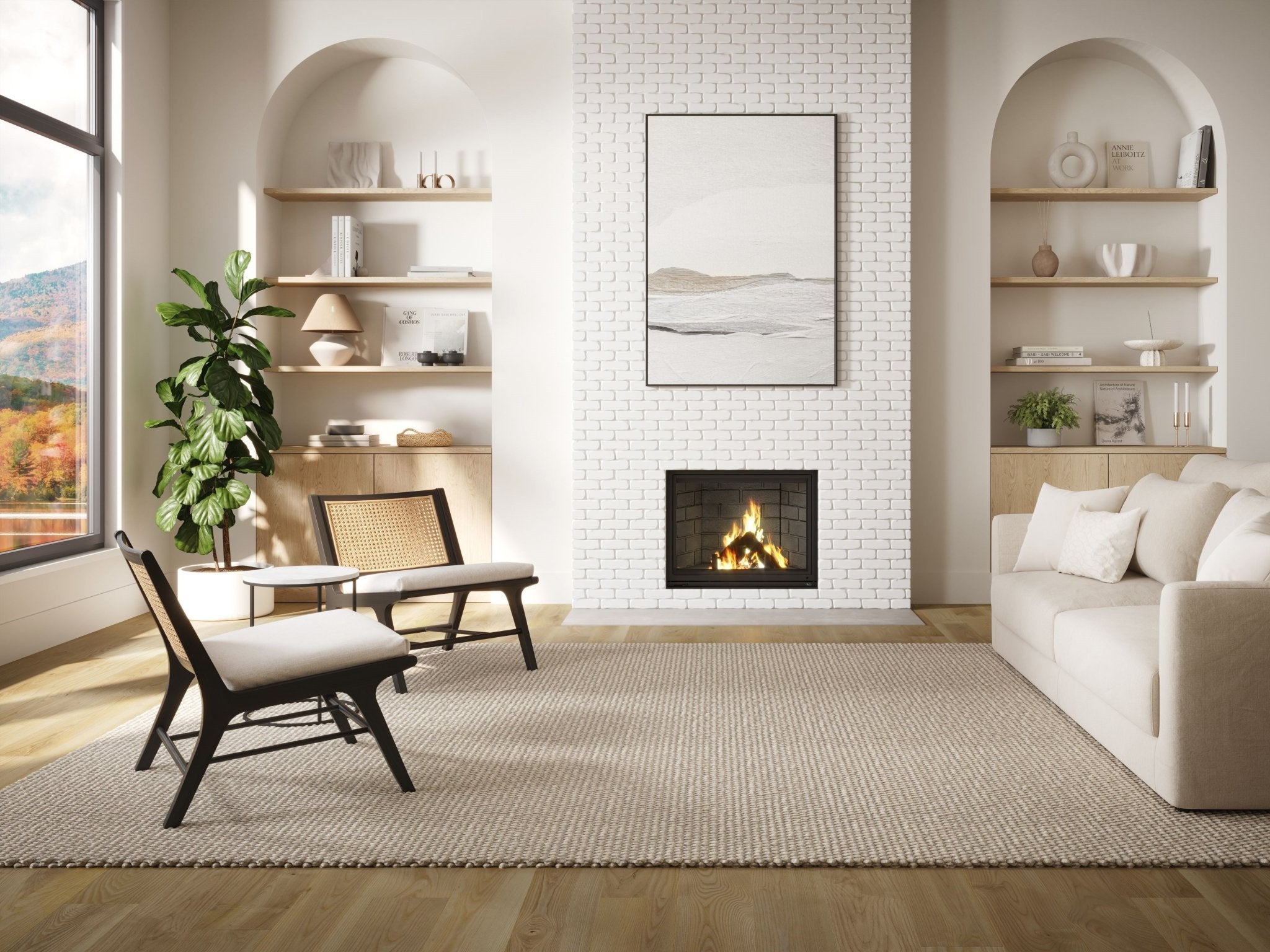 Valcourt 52" Antoinette Wood Burning Fireplace - FP7D - Wood Fireplace by Valcourt | Buy at Agent BBQ