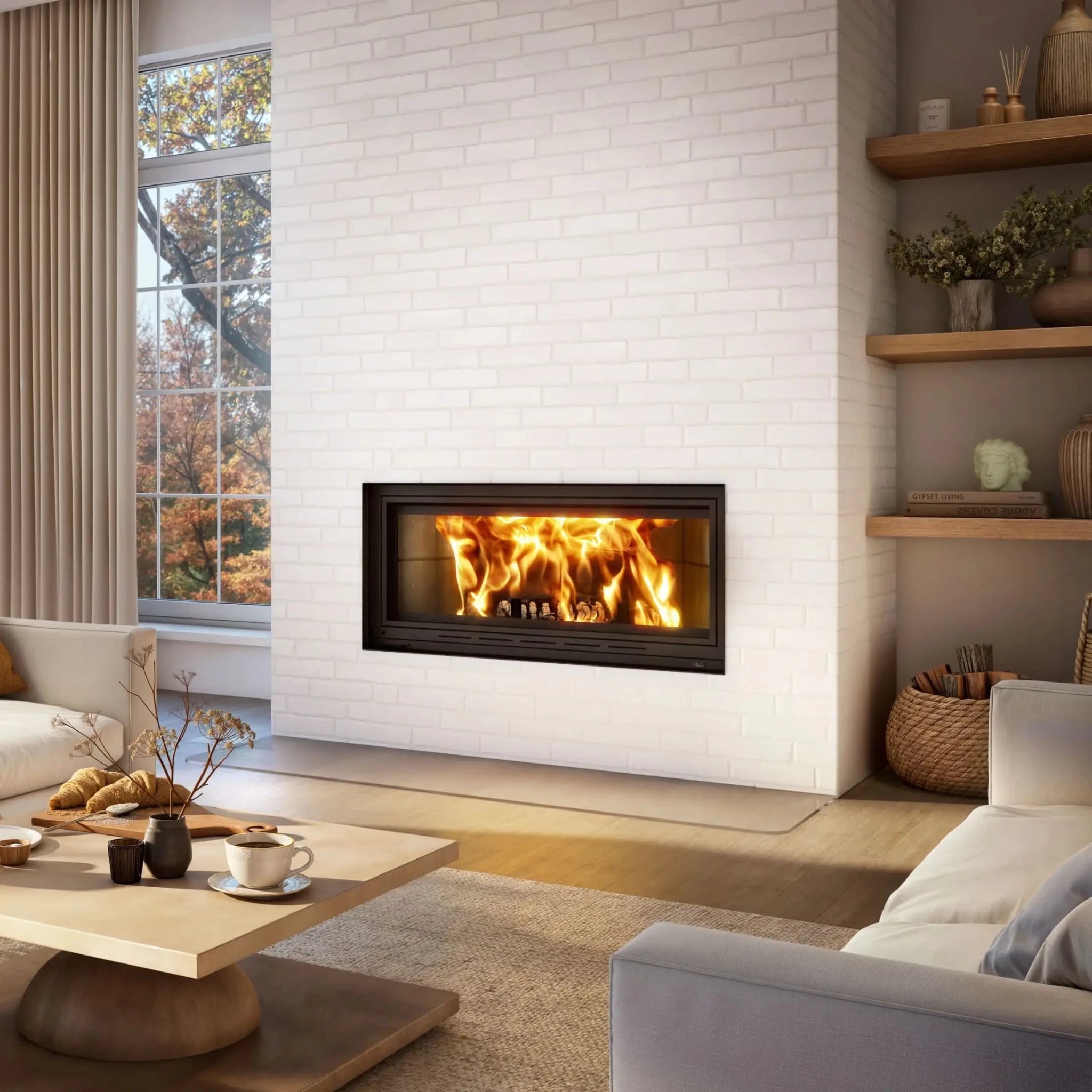 Valcourt FP16 St - Laurent Linear Wood Fireplace - Wood Burning Fireplace by Valcourt | Buy at Agent BBQ