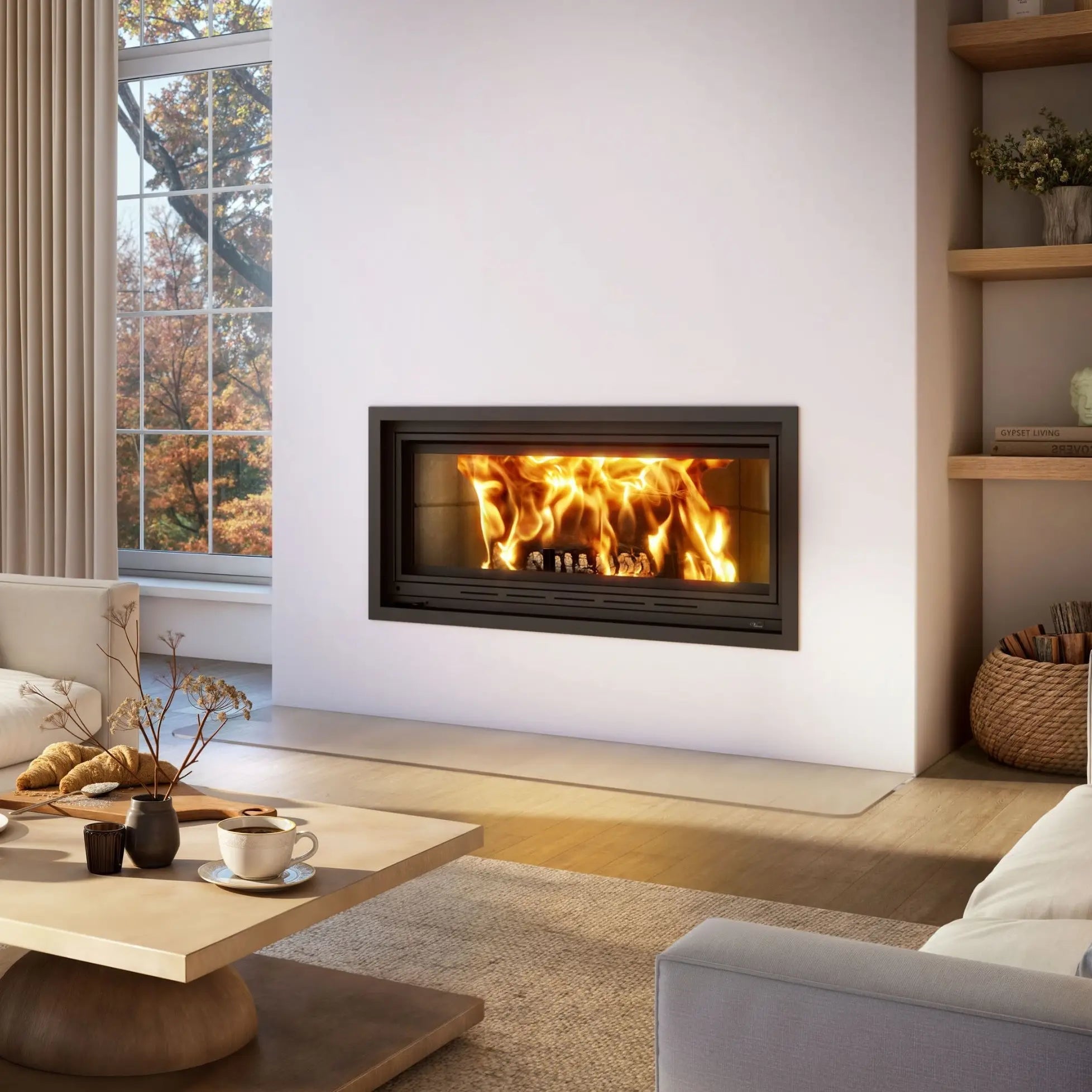 Valcourt FP16 St - Laurent Linear Wood Fireplace - Wood Burning Fireplace by Valcourt | Buy at Agent BBQ