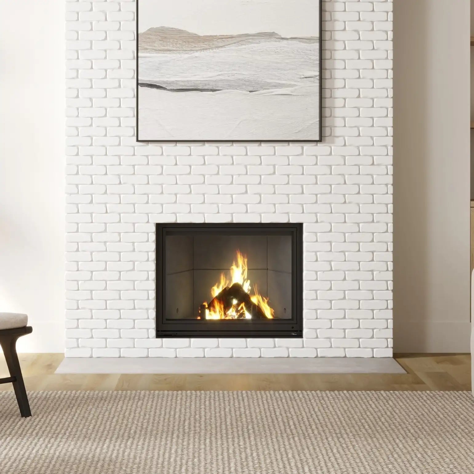 Valcourt FP7CB Antoinette Wood Fireplace - Wood Burning Fireplace by Valcourt | Buy at Agent BBQ