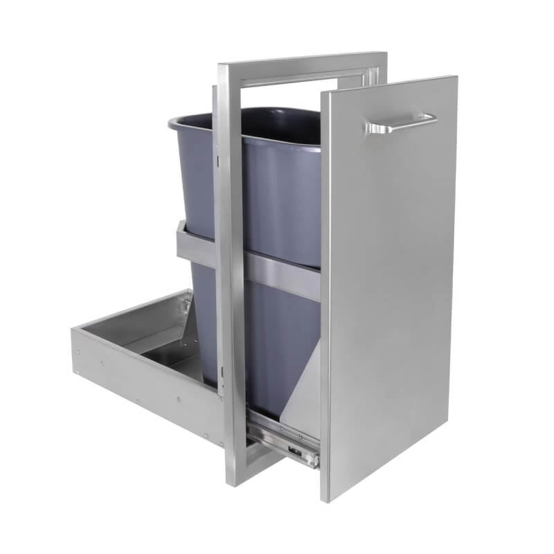 Wildfire 14 X 26 304 SS Pull Out Trash Drawer - WFTRDW1426 - SS - by Wildfire Outdoor Living | Buy at Agent BBQ