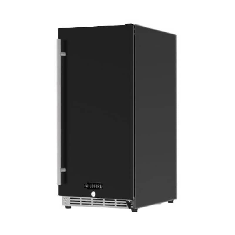 Wildfire 15 Inch 3.2 Cu. Ft. Stainless Steel Outdoor Refrigerator w/ Black Sleeve - by Wildfire Outdoor Living | Buy at Agent BBQ