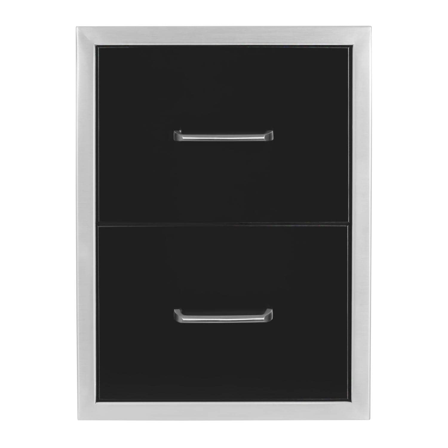 Wildfire 16 X 22 Double Access Drawer - WF - DDW1622 - BSS - by Wildfire Outdoor Living | Buy at Agent BBQ