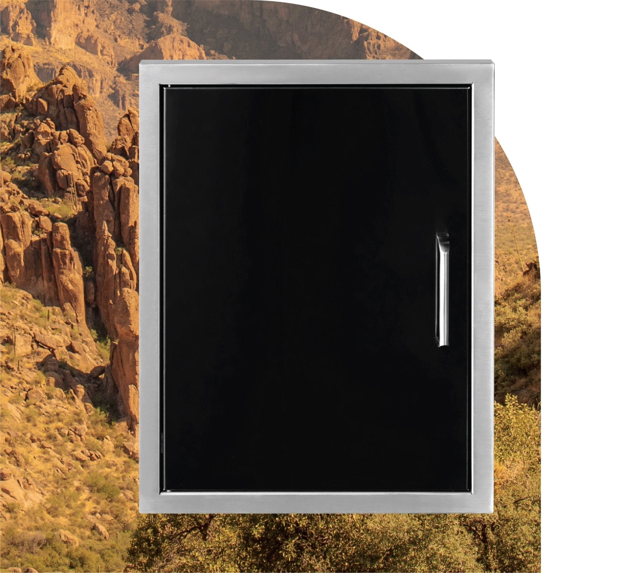 Wildfire 16 X 22 Vertical Single Access Door - WF - VSD1622 - BSS - by Wildfire Outdoor Living | Buy at Agent BBQ