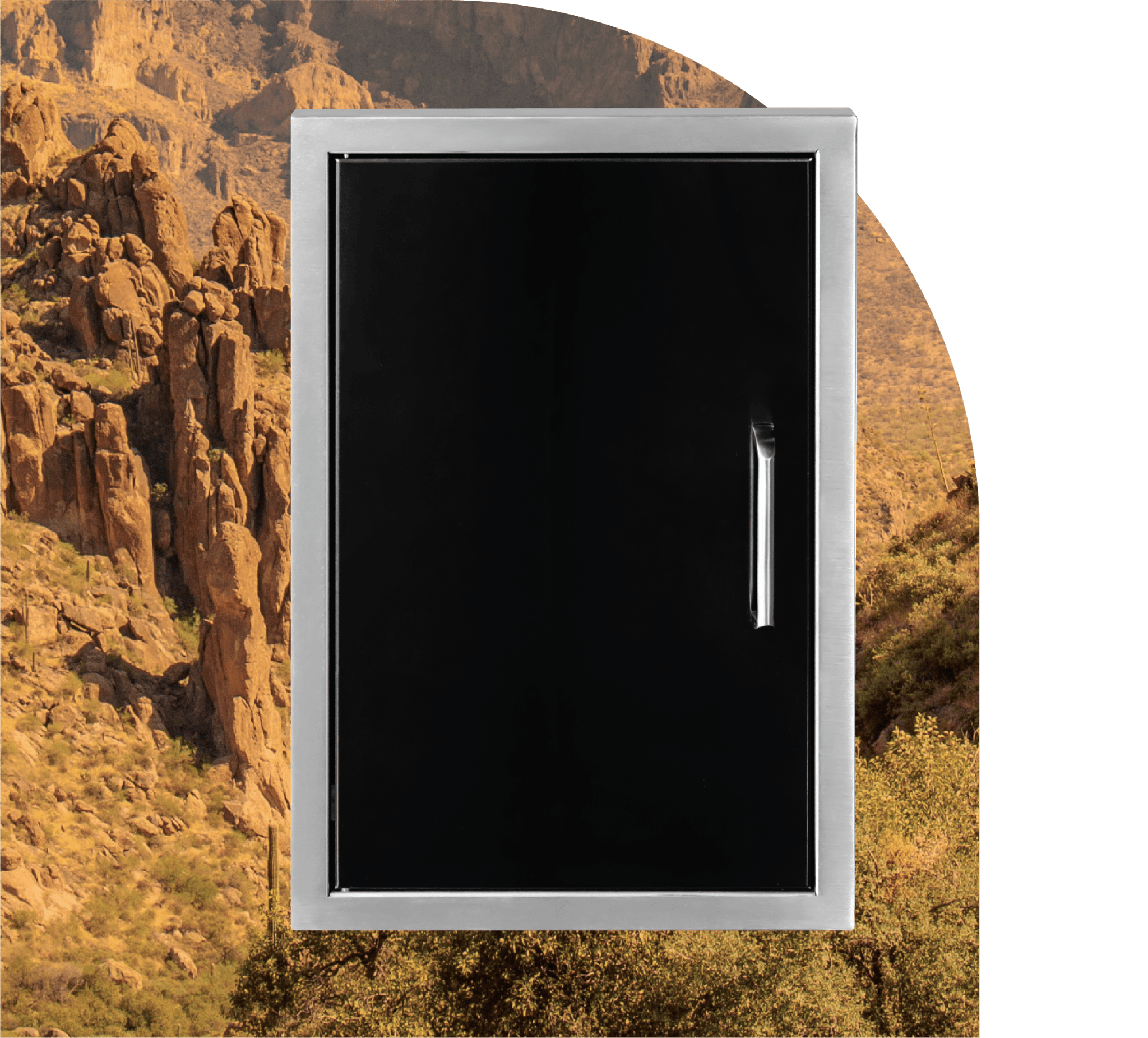 Wildfire 20 X 27 Vertical Single Access Door - WF - VSD2027 - BSS - by Wildfire Outdoor Living | Buy at Agent BBQ