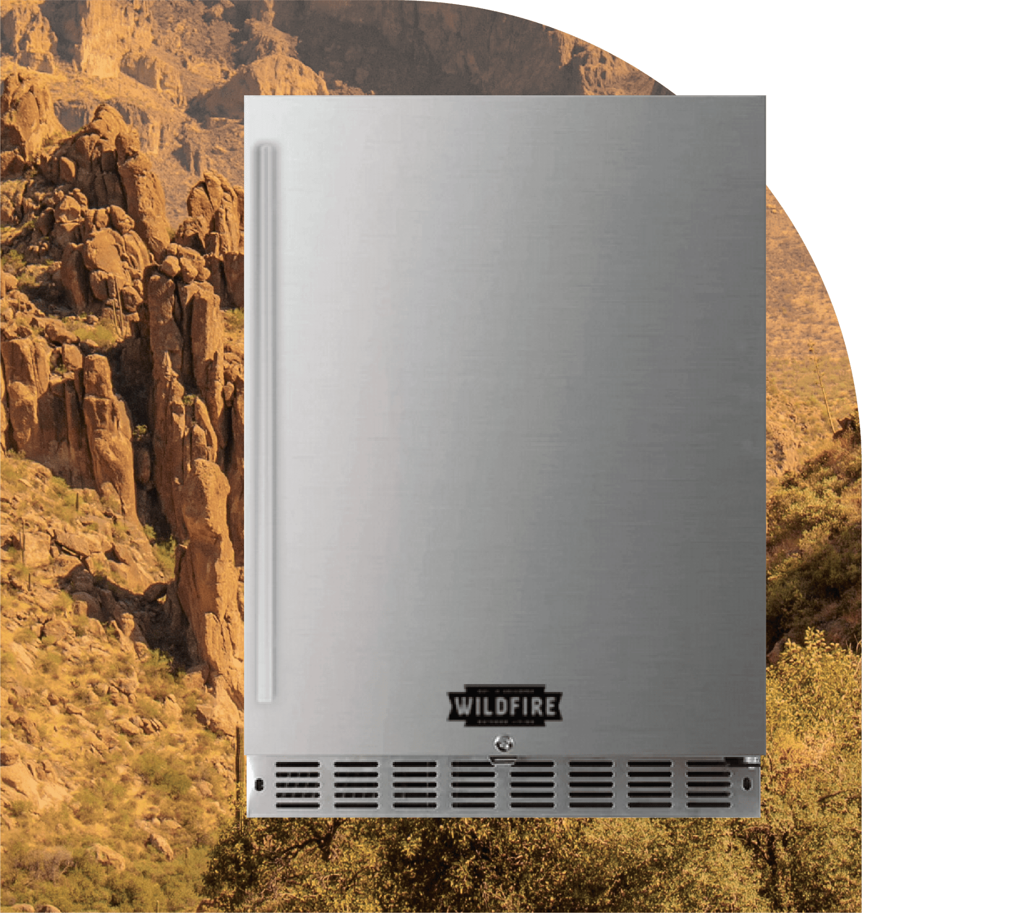 Wildfire 24 - Inch Outdoor Fridge - WFR - 24 - by Wildfire Outdoor Living | Buy at Agent BBQ