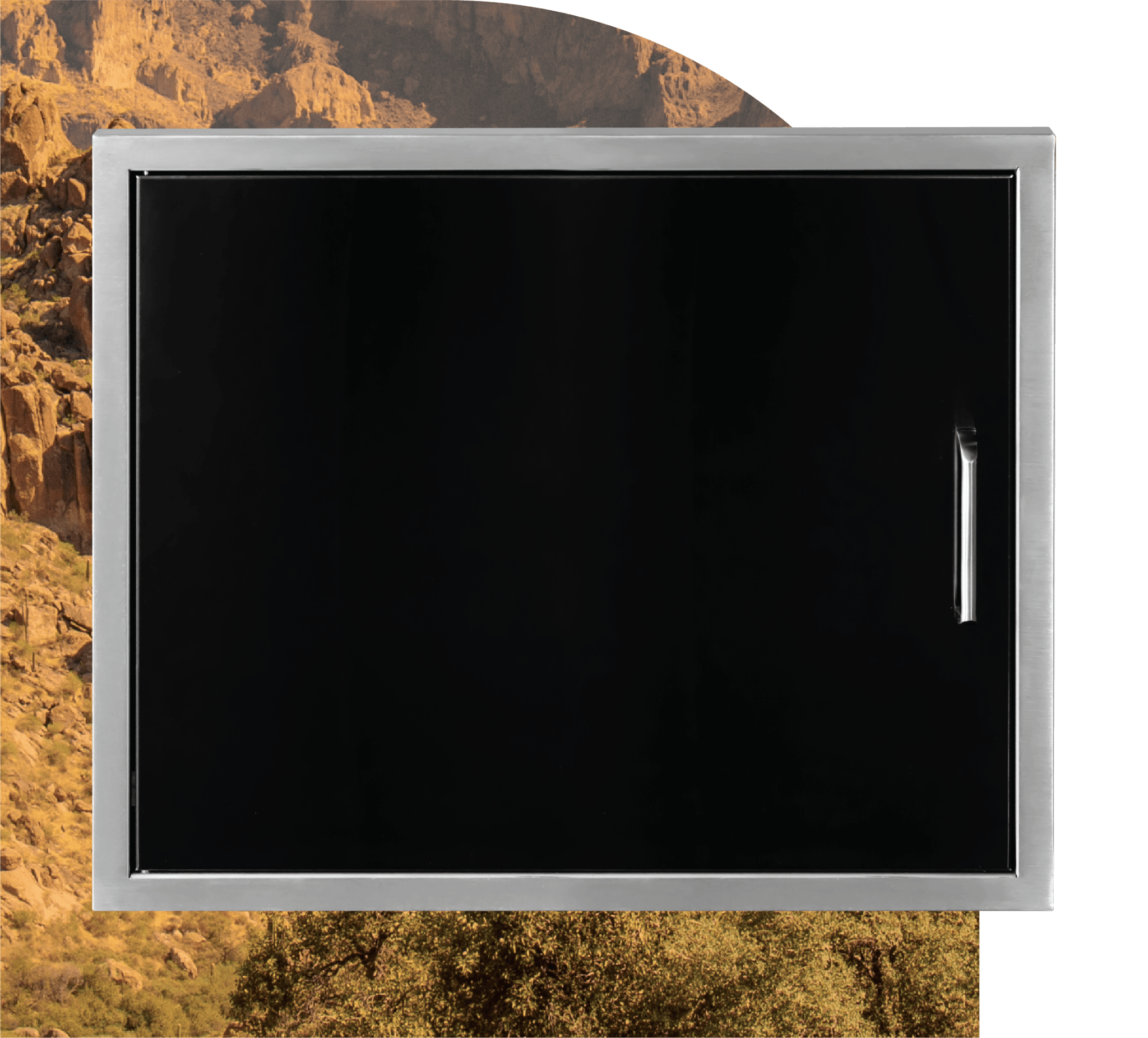 Wildfire 27 X 20 Horizontal Single Access Door - WF - HSD2720 - BSS - by Wildfire Outdoor Living | Buy at Agent BBQ