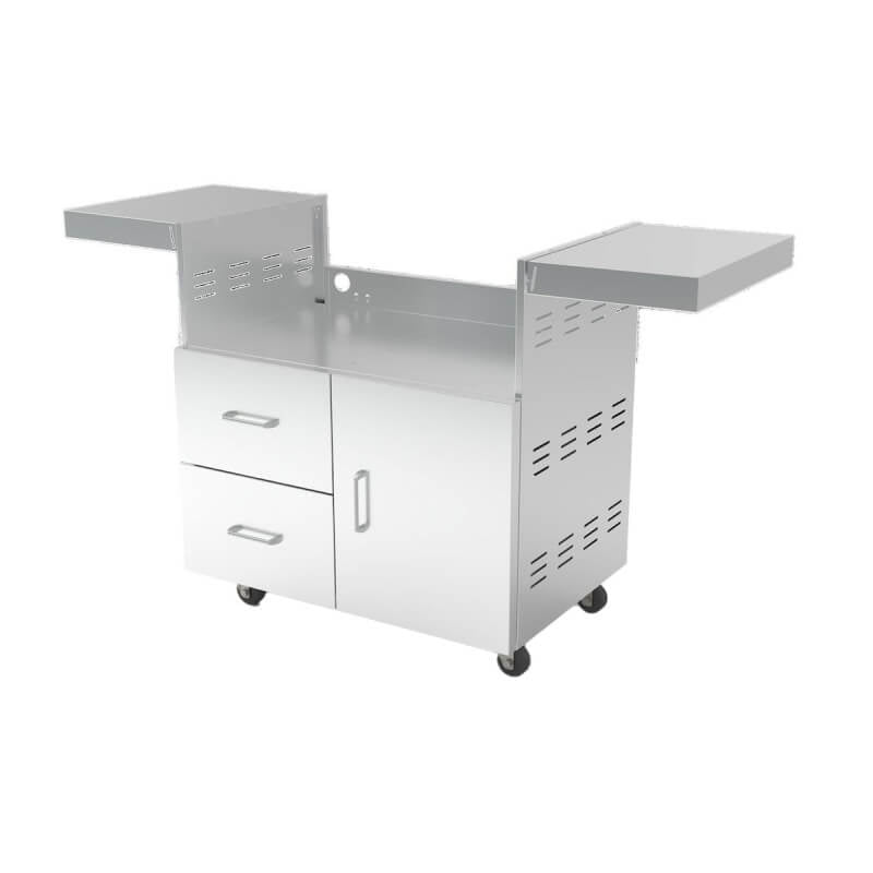 Wildfire 36 - Inch Stainless Steel Grill Cart - WFCART36 - SS - by Wildfire Outdoor Living | Buy at Agent BBQ