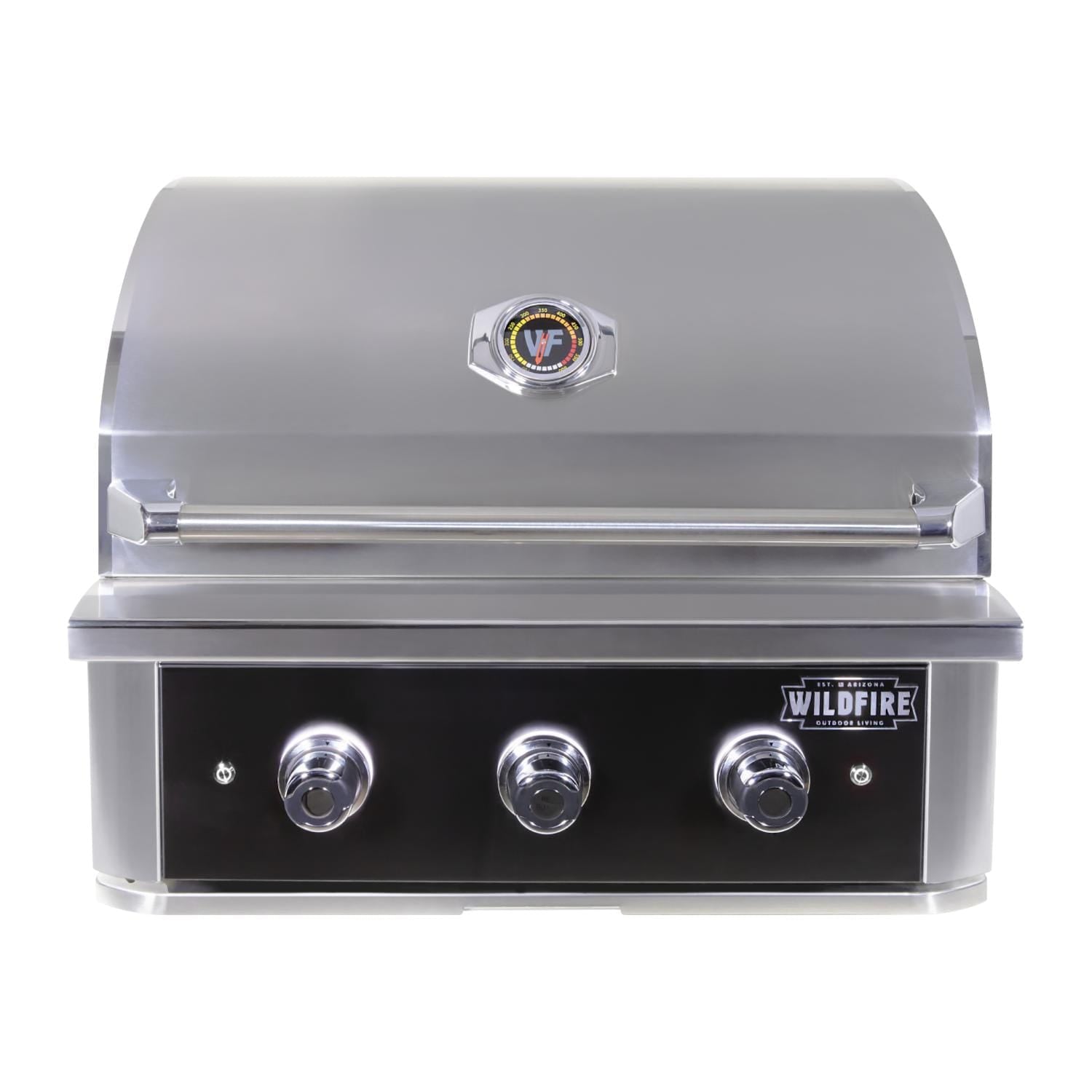 Wildfire Ranch PRO 30 - Inch Black 304 SS Gas Grill - WF - PRO30G - RH - LP/NG - by Wildfire Outdoor Living | Buy at Agent BBQ