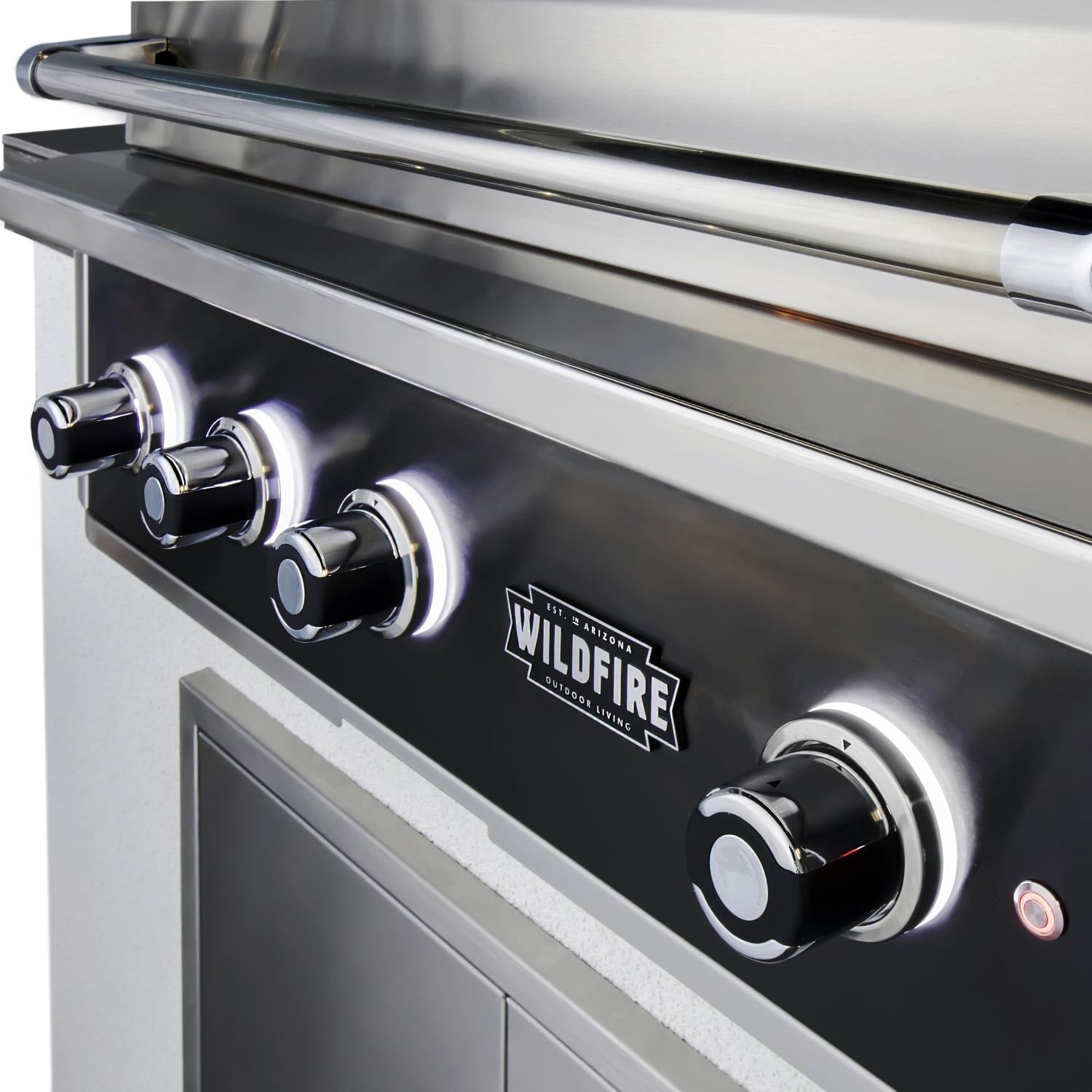Wildfire Ranch PRO 36 - Inch Black 304 SS Gas Grill - WF - PRO36G - RH - LP/NG - by Wildfire Outdoor Living | Buy at Agent BBQ