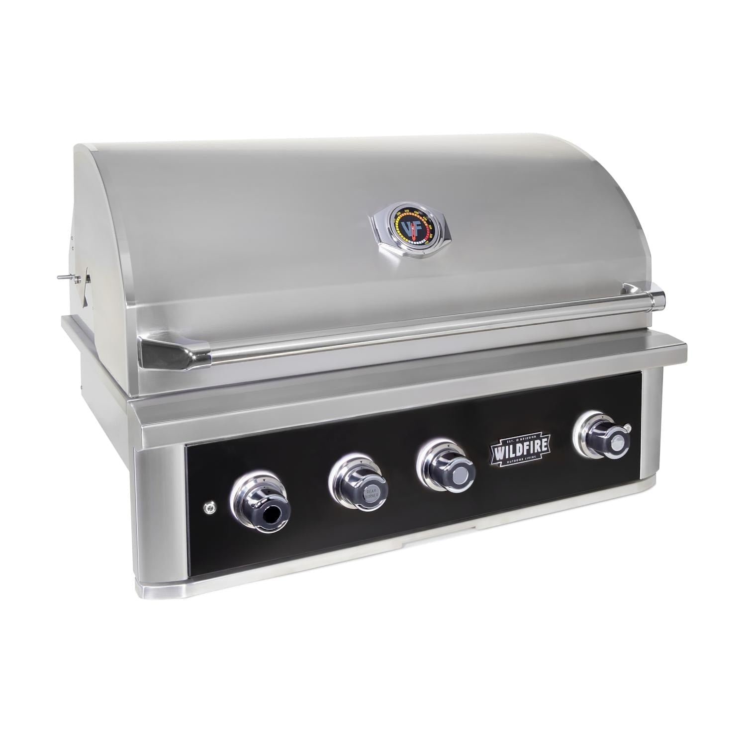 Wildfire Ranch PRO 36 - Inch Black 304 SS Gas Grill - WF - PRO36G - RH - LP/NG - by Wildfire Outdoor Living | Buy at Agent BBQ