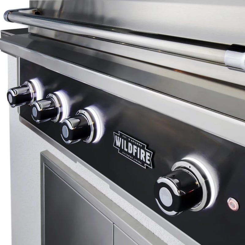 Wildfire Ranch Pro 36 Inch Black 304 Stainless Steel Freestanding Gas Grill - by Wildfire Outdoor Living | Buy at Agent BBQ