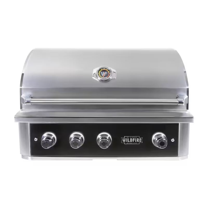 Wildfire Ranch Pro 36 Inch Black 304 Stainless Steel Freestanding Gas Grill - by Wildfire Outdoor Living | Buy at Agent BBQ