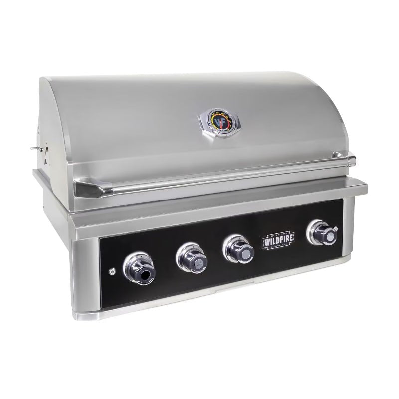 Wildfire Ranch Pro 36 Inch Black 304 Stainless Steel Freestanding Gas Grill - by Wildfire Outdoor Living | Buy at Agent BBQ