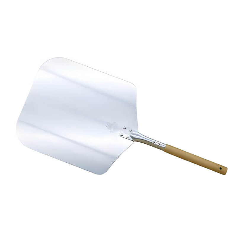 WPPO 14 - Inch x 28 - Inch Traditional Aluminum Pizza Peel With Wood Handle - WKPA - 1428W - by WPPO | Buy at Agent BBQ