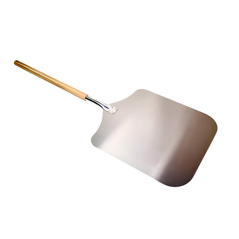WPPO 14 - Inch x 38 - Inch Traditional Aluminum Pizza Peel With Long Wood Handle - WKPA - 1438W - by WPPO | Buy at Agent BBQ