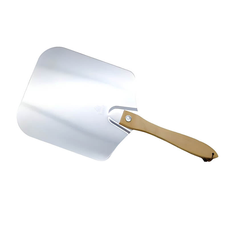 WPPO Folding Aluminum Pizza Peel With Wood Handle - WKPA - 1225WF - by WPPO | Buy at Agent BBQ