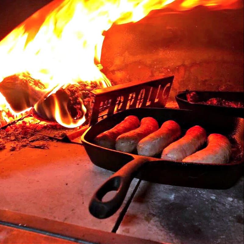 WPPO Karma 25 Inch Red Wood Fired Pizza Oven with Black Cart - WKK - 01S - WS - Red - by WPPO | Buy at Agent BBQ