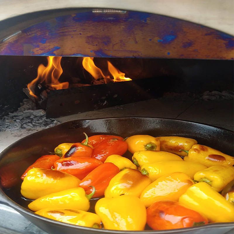WPPO Karma Professional 42 Inch Stainless Steel Wood Fired Pizza Oven - WKK - 03S - 304SS - by WPPO | Buy at Agent BBQ