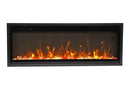 Amantii Symmetry 50'' Extra Slim Smart Wall Mount / Recessed Electric Fireplace